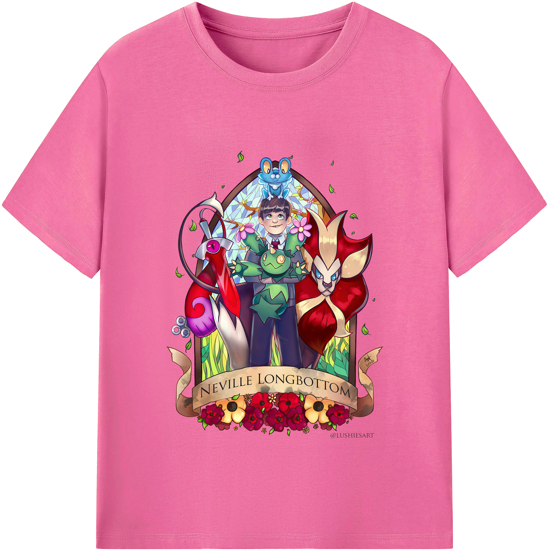 （画像用） Harry Potter ハリー・ポッターシリーズ レディースカジュアルプリントTシャツ（綿100％）